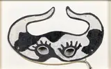 Masque "vache by Kees van Dongen, Encre et gouache sur carton, sold Mar 2021