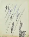 Sans titre (Gesprengte Rahmenkomposition) by Laszlo Moholy-Nagy, circa 1941-1943, Encre, crayon de couleur et crayon sur papier, sold Mar 2021