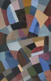 Composition by Otto Freundlich, Gouache sur papier, sold Mar 2021