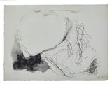 Composition by Josef Šíma, 1956, Encre et lavis d'encre sur papier, sold Mar 2021