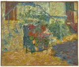 Le perron fleuri - Versailles by Louis Valtat, 1898, Huile sur toile, sold Mar 2021