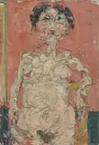 Nu by André Cottavoz, 1956, Huile sur toile, sold Mar 2021