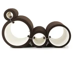 Sessel 'Tube chair' by Joe Colombo, 1969, 62 cm, Dm (T), sold Feb 2017
