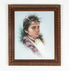 Untitled by Troy Denton, Oil on canvas, signed lower left, offered Sep 2023