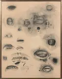 DESSIN D.32 by Lee Bontecou, 1962, Mine de plomb sur papier, sold Jun 2021