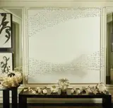 Murmuration by Benjamin Gaumard, 2019, Origamis de papier résiné sur panneau de bois, sold May 2021