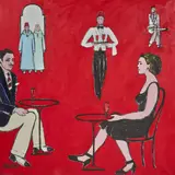 N°15 by Kenzo Takada, Huile sur toile, sold May 2021