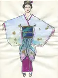 Suite de 23 croquis et impressions réhaussées by Kenzo Takada, Crayon, feutre, peinture et aquarelle sur papiers, sold May 2021