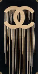 Liquidated Chanel by Zevs, 2009, Acrylique sur bois, sold Jul 2021