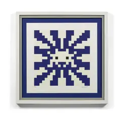 Sunset (Glow) by Invader, 2018, Sérigraphie en couleurs, sold Jul 2021