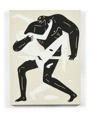 Eclipse by Cleon Peterson, 2017, Acrylique sur toile, sold Jul 2021