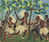 Sans titre by Bela, Huile sur toile, sold Mar 2021