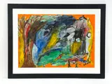 Untitled by Phil Demise Smith, Large gouache on paper, offered Oct 2023