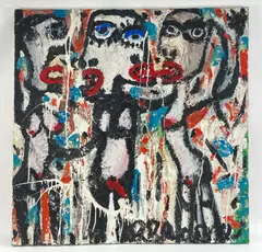 Large Heavy Impasto by Ross Brodar, Oil on canvas, sold Oct 2023