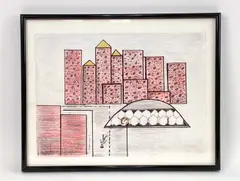 Untitled by Hein Dingemans, Pencil and ink, apparently unsigned, sold Oct 2023