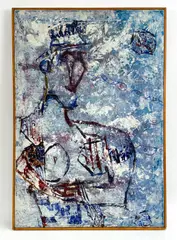 Untitled by Charles Lassiter, Oil on canvas, sold Oct 2023
