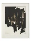 Lithographie 15 by Pierre Soulages, 1964, Lithographie en couleurs, sold Nov 2021