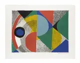 Horizontale by Sonia Delaunay, circa 1975, Lithographie en couleurs, sold Nov 2021