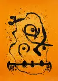 Le Polyglotte - Orange by Joan Miró, 1969, Lithographie en couleurs, sold Nov 2021