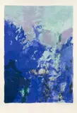 Séoul (suite Olympique) by Zao Wou-ki, 1992, Lithographie en couleurs, sold Nov 2021