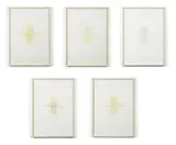 Cremaster Field Suite (1-5) by Matthew Barney, 2002, chacune signée et justifiée " AP 8 ", imprimées sur papier Hahnemüle, sold Nov 2021