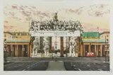 Giants, Brandenburg Gate, September 27, 2018, 18h55, © Iris Hesse, Ullstein Bild, Roger-Viollet, Berlin, Germany, 2018 by JR, 2020, Lithographie en couleurs, sold Nov 2021