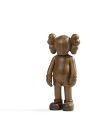 Companion / Karimoku version by Kaws, 2011, Chaque pièce est réellement originale du fait de l'essence du bois et de la patine qui diffèrent d’un exemplaire à un au, sold Nov 2021