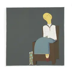 Untitled by Os Gêmeos, 2002, Acrylique sur toile, sold Nov 2021