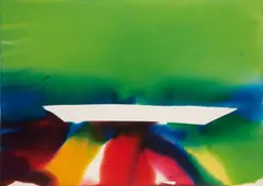 Phenomena Fade Land... , 1984, New-York by Paul Jenkins, Aquarelle sur papier, sold Jun 2009