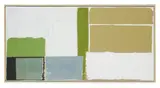 Meditation field 7 by Charlotte Culot, 2020, Gouache et collage sur toile, sold Nov 2021