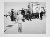 Plage de la Baltique, l'amateur de musique - RDA, 1967 by Willy Ronis, Épreuve argentique (1992), sold Dec 2021