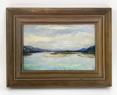 Alaska by Leonard Moore Davis, Oil on board, sold Jan 2024