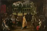 Scène de déjeuner dans un parc by dit Ludovico Pozzoserrato Lodewijk Toeput, Huile sur toile, sold Jun 2020