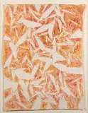 AQUARELLE by Simon Hantaï, 1971, Aquarelle sur toile, sold Jul 2020