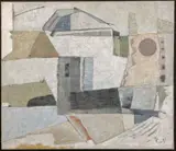 COMPOSITION by Geer van Velde, 1961, Huile sur toile, sold Jul 2020