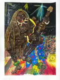 Untitled by Hein Dingemans, Large ink & watercolor, offered Feb 2024