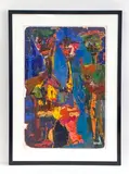 Untitled by Charles Lassiter, Gouache on board, sold Feb 2024