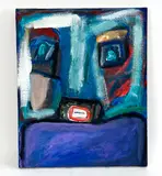 Untitled by Phil Demise Smith, Acrylic on canvas, sold Feb 2024