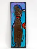 Untitled by Phil Demise Smith, Oil on panel, offered Feb 2024