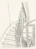 Alain DODIER by Alain Dodier, Encre de Chine, gouache correctrice et crayon bleu pour la page de garde du tirage de tête de cet album publié en 2003 a, sold Jun 2020