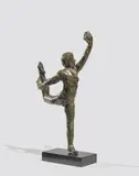 Mouvement de danse (étude type E) by Auguste Rodin, Bronze à patine brun-vert, sold Jul 2020