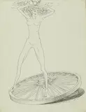 Histoire de la science by Man Ray, 1937, Encre de Chine sur papier, sold Jul 2020