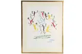 (SPANISH, 1881-1973), 'DANCE AROUND THE DOVE OF PEACE', 1961, lithograph in by Pablo Picasso, lithograph, offered Jul 2017