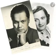 Sans titre by Dietrich Fischer-Dieskau, Photographie avec dédicace autographe signée;, sold Oct 2026