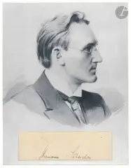 Sans titre by Hermann Scherchen, Photographie et programme signés, sold Oct 2026