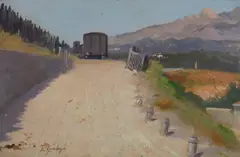 Stazione di Valdellora, La Spezia by Raffaello Gambogi, sold Oct 2026