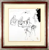 Senza titolo by Renato Guttuso, sold Sep 2018