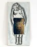 Untitled by Phil Demise Smith, Acrylic & collage, sold Feb 2024