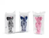 BFF Companion Open Edition (Set of 3 / black, pink and blue MoMA) by Kaws, 2017, Pink: édition 2018, sold Jul 2020