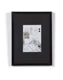 Ascension by Dran, Stylo bille et acrylique sur page d'agenda, sold Jul 2020